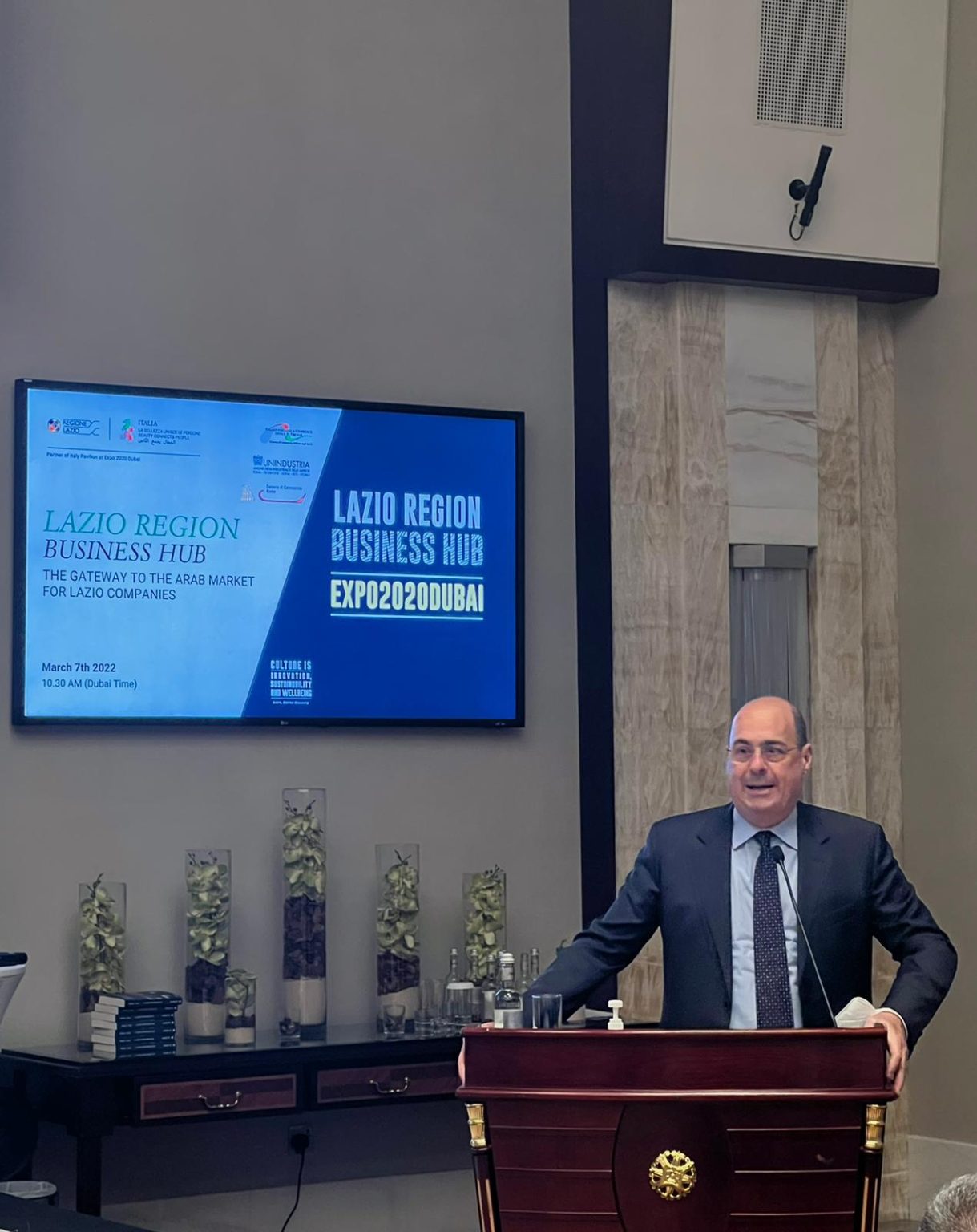 expo2022-zingaretti-regione-lazio-dubai-ucraina